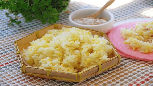 Xôi đậu xanh nước cốt dừa Xôi đậu xanh nước cốt dừa
