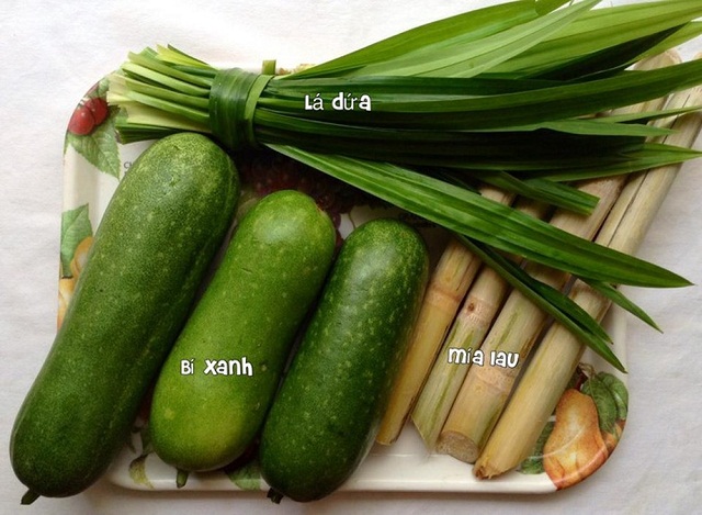 Nguyên liệu nấu sâm bí đao giảm cân Nguyên liệu nấu sâm bí đao giảm cân