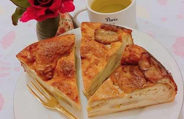 Thành phẩm bánh chuối nướng Thành phẩm bánh chuối nướng