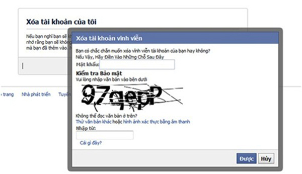 Nhập mật khẩu và Captcha Nhập mật khẩu và Captcha