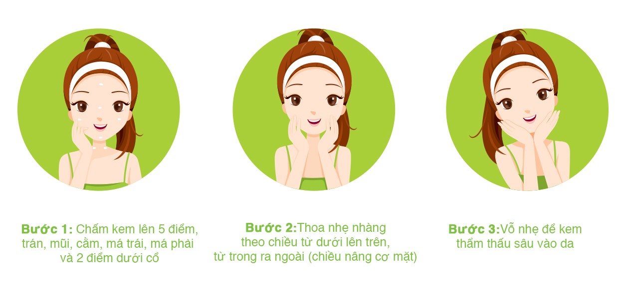 Hướng dẫn sử dụng kem dưỡng trắng da Hướng dẫn sử dụng kem dưỡng trắng da