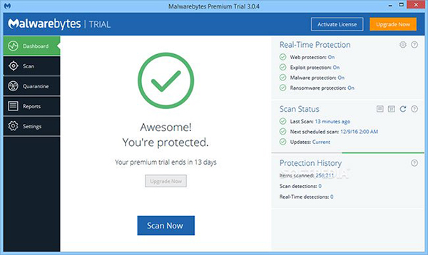 Phần mềm Malwarebytes Premium Phần mềm Malwarebytes Premium
