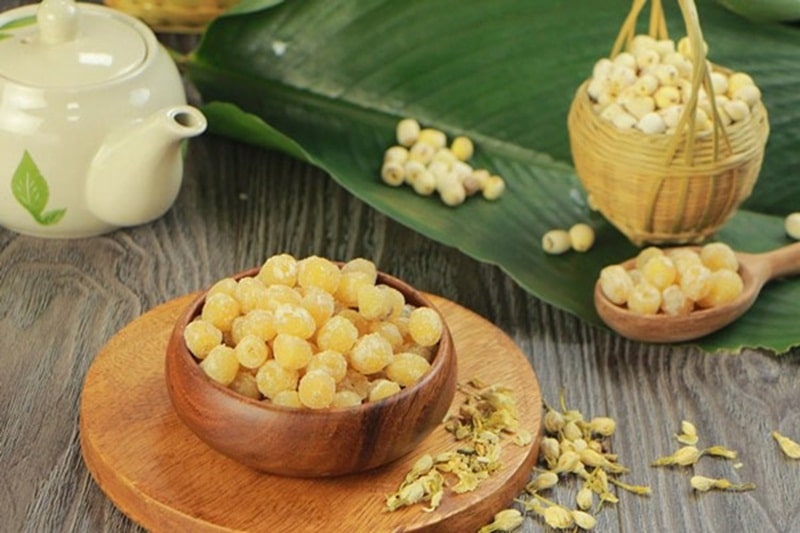 Chia sẻ cách làm mứt hạt sen cực đơn giản Chia sẻ cách làm mứt hạt sen cực đơn giản