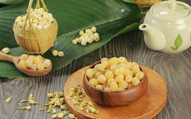 Mứt hạt sen Mứt hạt sen