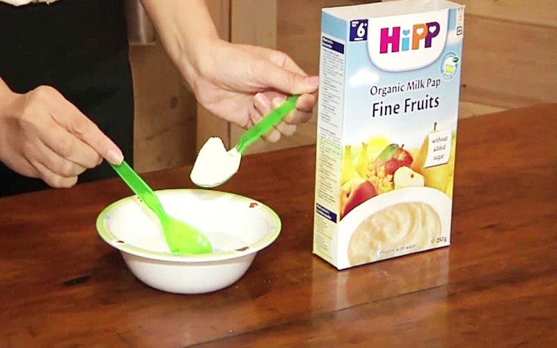 Cách pha bột ăn dặm cho bé Cách pha bột ăn dặm cho bé