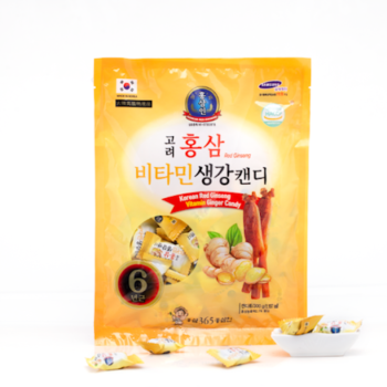 Kẹo Gừng Vitamin Hồng Sâm Hàn Quốc 365