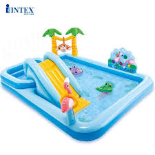 Bể bơi phao trẻ em có cầu trượt INTEX 57161