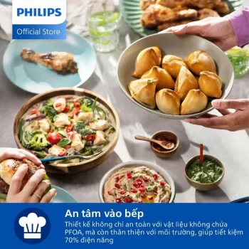 Nồi Chiên Không Dầu Điện Tử Philips NA230/00 Nồi Chiên Không Dầu Điện Tử Philips NA230/00