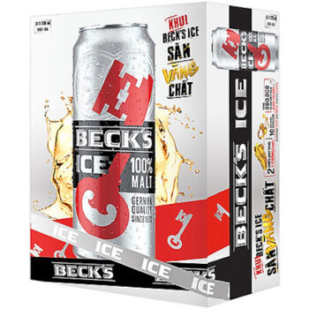 Bia Beck’s Ice thùng 24 lon