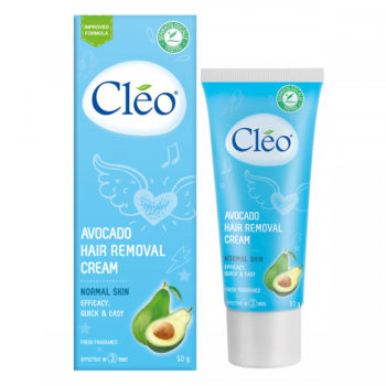 Kem tẩy lông Cleo Avocado Hair Removal Cream Normal Skin (50g)