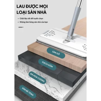 Cây Lau Nhà Tự Vắt Thông Minh MOPScratch