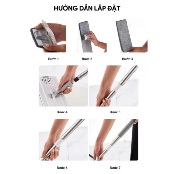 Cây Lau Nhà Tự Vắt Thông Minh MOPScratch