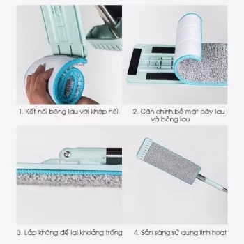 Cây lau nhà tự vắt thông minh Chinadrip