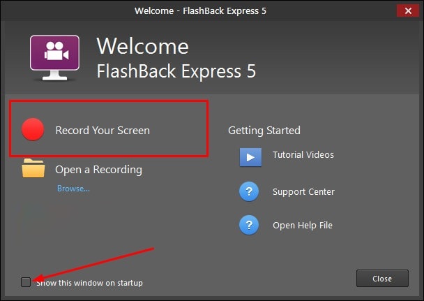 Phần mềm quay màn hình FlashBack Express
