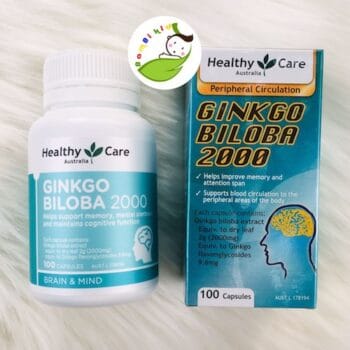 Viên Uống Bổ Não Healthy Care Ginkgo Biloba