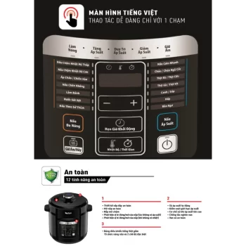 Nồi áp suất điện đa năng Tefal Home Chef CY601868
