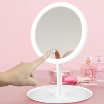 Gương trang điểm để bàn đèn LED
