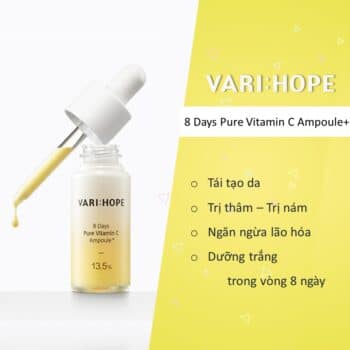 Tinh chất Vari:Hope 8 days Pure Vitamin C Ampoule Plus
