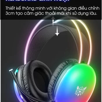 Tai nghe gaming chụp tai Onikuma X25