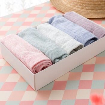 Combo 5 quần lót nữ xuất Nhật 100% Cotton sợi tre kháng khuẩn tốt