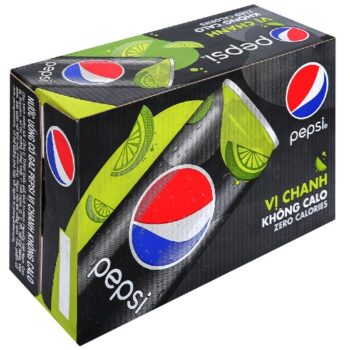 Thùng nước ngọt Pepsi 24 lon không calo 330ml