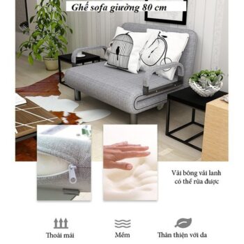 Ghế sofa giường đa năng 3 chế độ