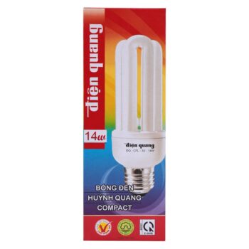 Bóng đèn Compact Điện Quang ĐQ-CFL-3U-T4-14W-DL-E27
