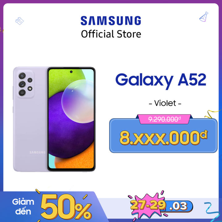 Galaxy A52 giảm còn 8.XXX.000đ