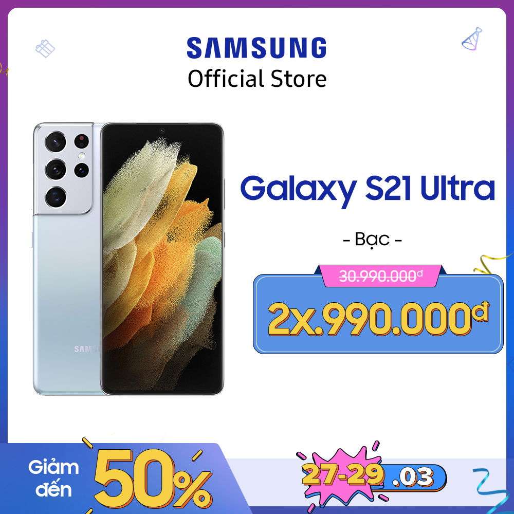 Galaxy S21 Ultra bạc chỉ còn 2X.990.000đ