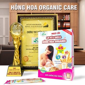 Ngũ cốc lợi sữa Hồng Hoa Organic
