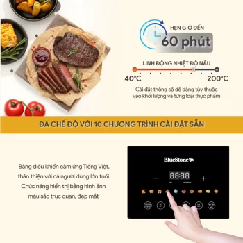 Nồi Chiên Không Dầu BlueStone AFB-5857 – 7L