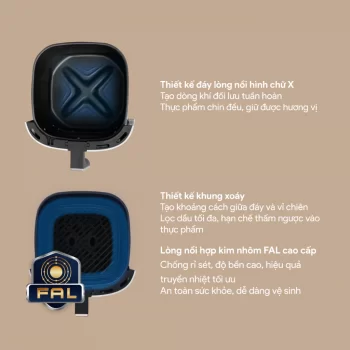 Nồi Chiên Không Dầu BlueStone AFB-5857 – 7L