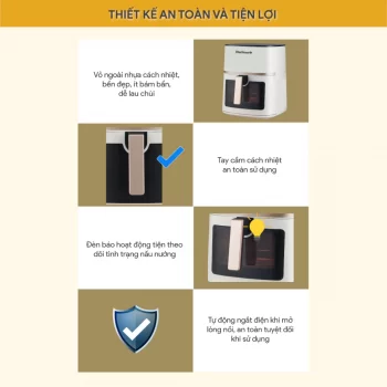 Nồi Chiên Không Dầu BlueStone AFB-5857 – 7L