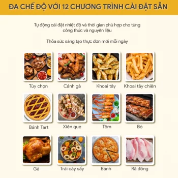 Nồi Chiên Không Dầu Điện Tử BlueStone AFB-5861 – 7L