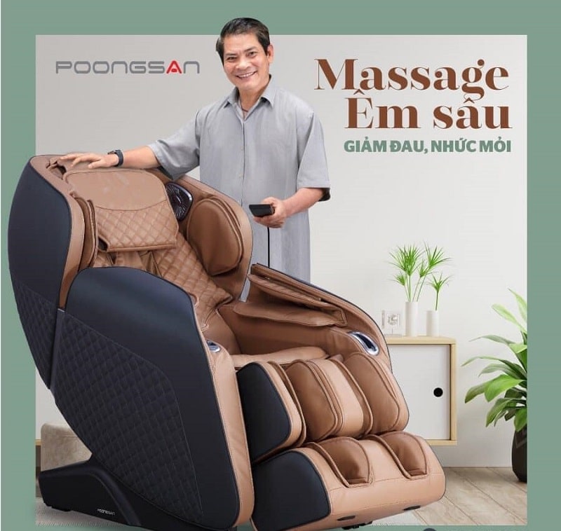 Lưu ý cách dùng ghế massage Poongsan