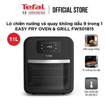 Nồi chiên không dầu Tefal 9 trong 1 Easy fry Oven & Grill FW501815 Nồi chiên không dầu Tefal 9 trong 1 Easy fry Oven & Grill FW501815