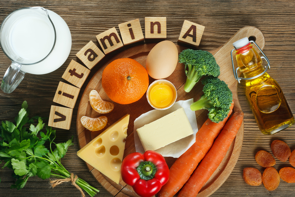 Các thực phẩm chứa nhiều vitamin A