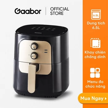 Nồi chiên không dầu GAABOR 6.5 lít AF65M-BK01A Nồi chiên không dầu GAABOR 6.5 lít AF65M-BK01A