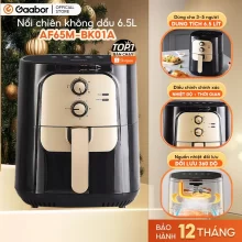 Nồi chiên không dầu GAABOR 6.5 lít AF65M-BK01A