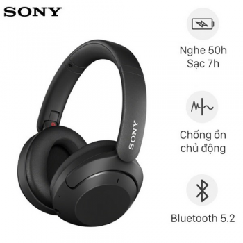 Tai nghe chụp tai Bluetooth Sony WH-XB910N Đen