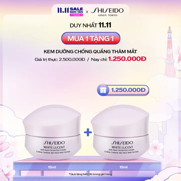 Săn deal "BOM TẤN" Shiseido tại siêu sale Lazada 11.11 - 7