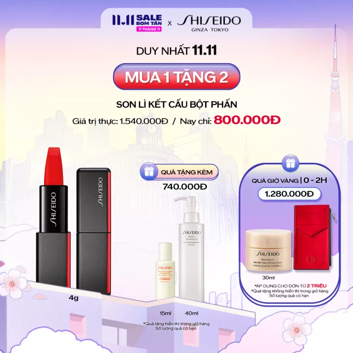 Săn deal "BOM TẤN" Shiseido tại siêu sale Lazada 11.11 - 8