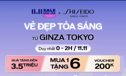 Săn deal “BOM TẤN” Shiseido tại siêu sale Lazada 11.11